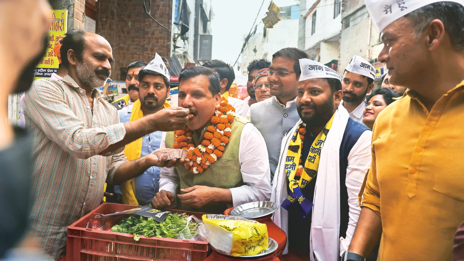 AAP MP Sanjay Singh said during a walk in East Delhi that we need to use voting to address the issue of dictatorship.