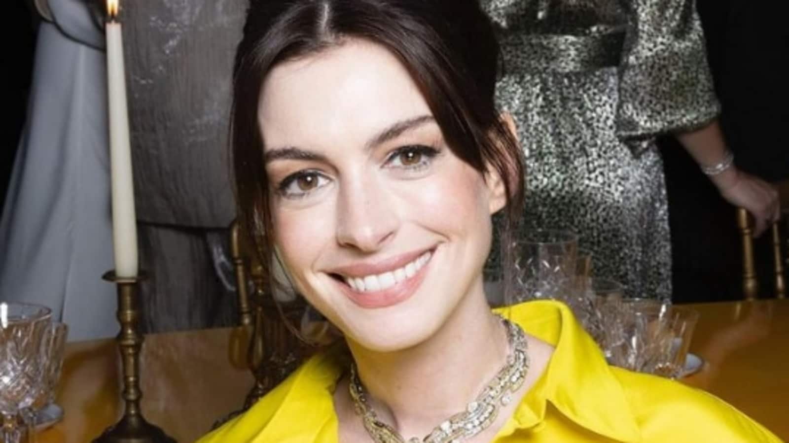 Anne Hathaway recently shared that she had to kiss 10 different men in just one day for a movie scene. She admitted feeling uncomfortable and not enjoying it, even though she had to pretend to be excited.