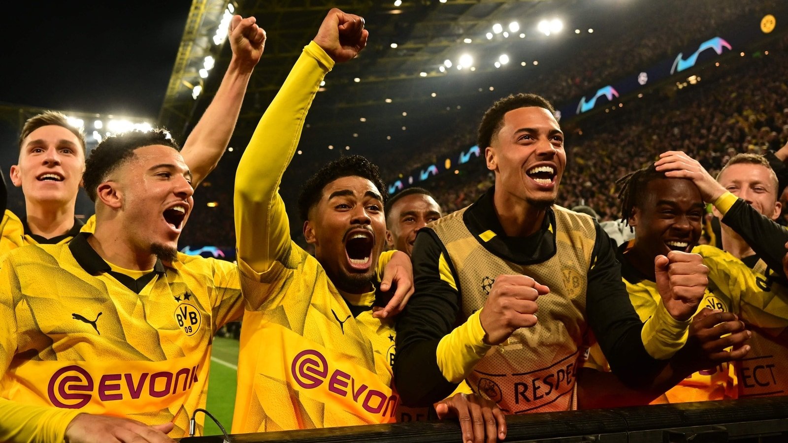 Dortmund worked really hard to beat Atletico 4-2 and make it to the Champions League semifinals. They won with a total score of 5-4.