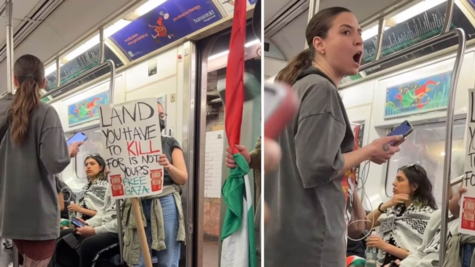 Protesters who are against Israel scared Jewish people on the New York City subway by shouting hateful slogans that targeted them because of their religion. They even shouted, 