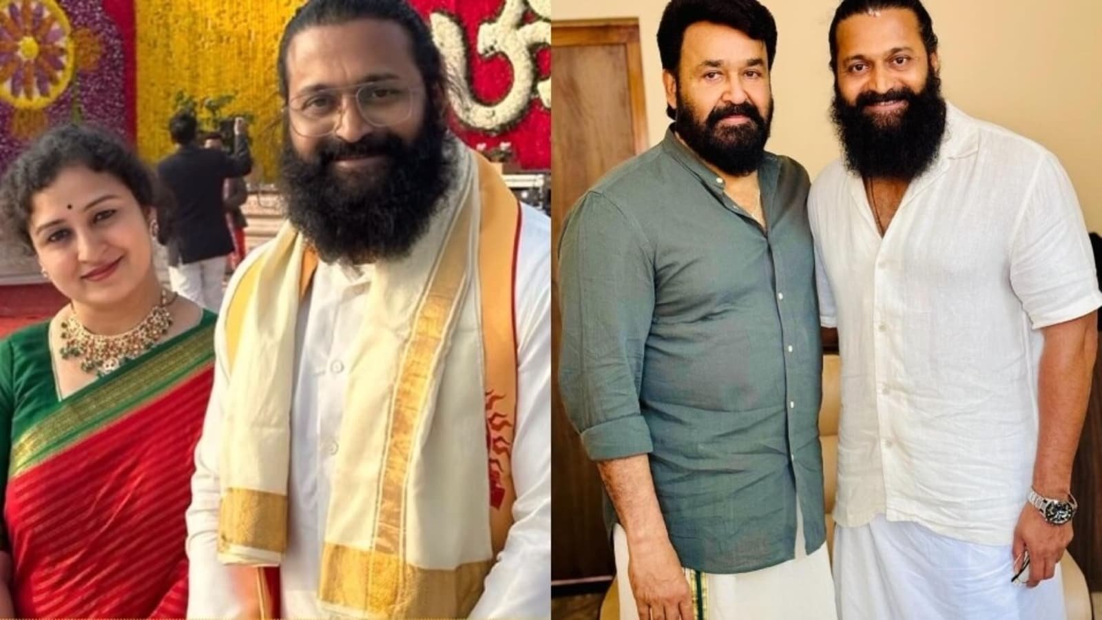 Rishab Shetty recently went to Ayodhya to visit the Ram Mandir. He also had the chance to meet with the famous actor Mohanlal. Rishab shared some pictures from his trip.