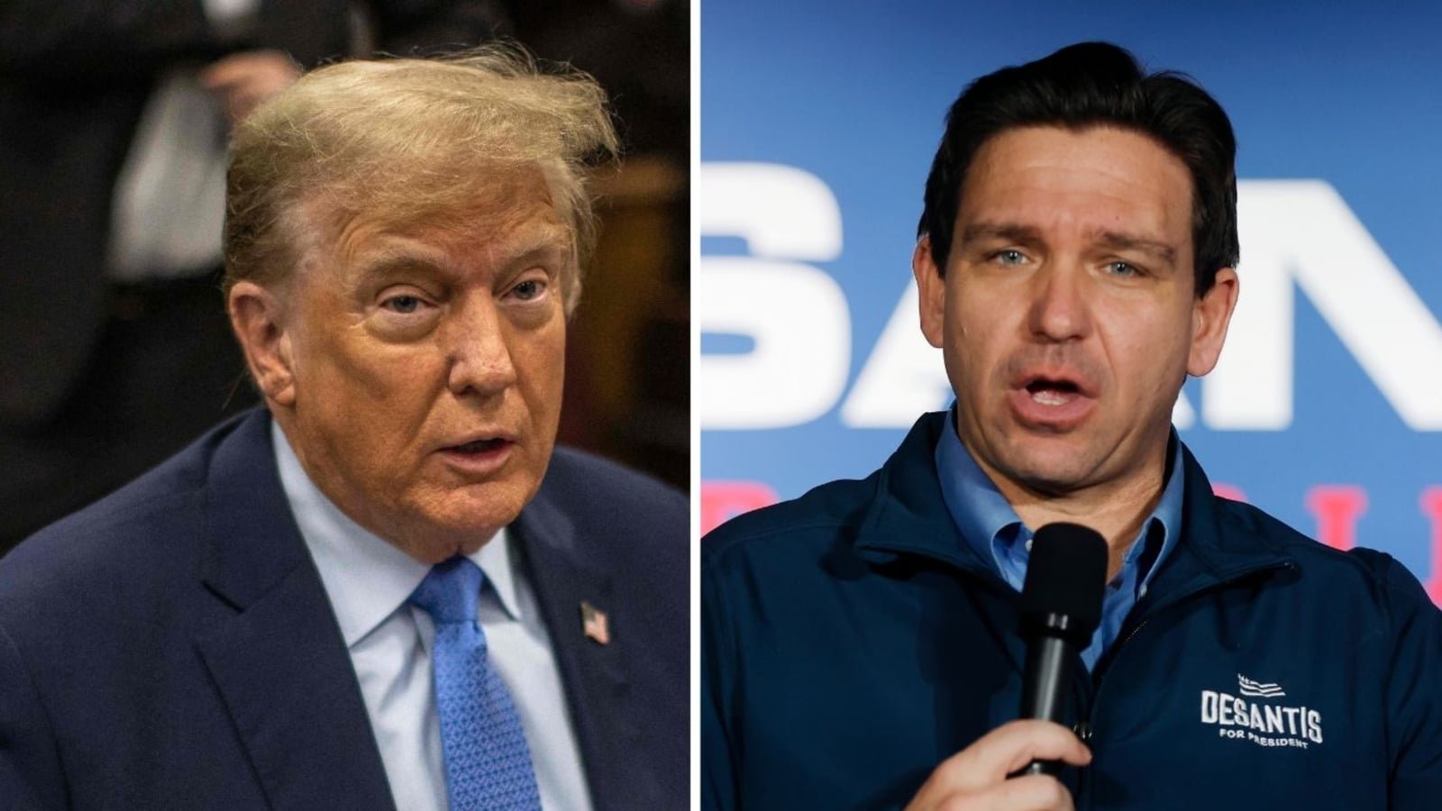 Ron DeSantis and Donald Trump had a private meeting to resolve their differences and make peace, according to a report.