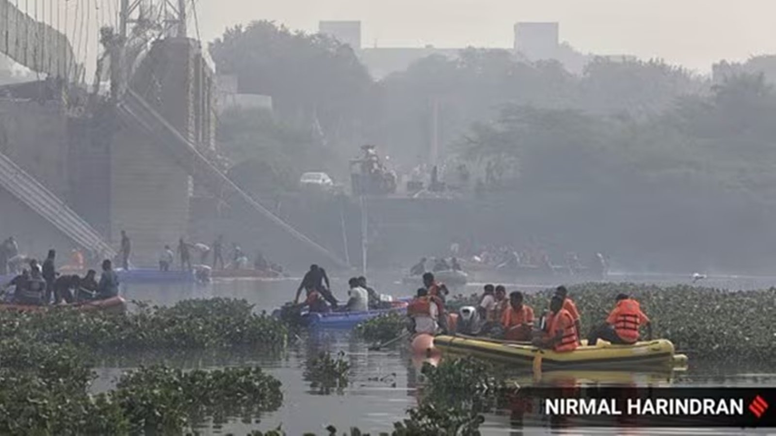 Gujarat High Court has questioned why Oreva should not be held in contempt for the Morbi Bridge collapse. They have issued a notice to Oreva.