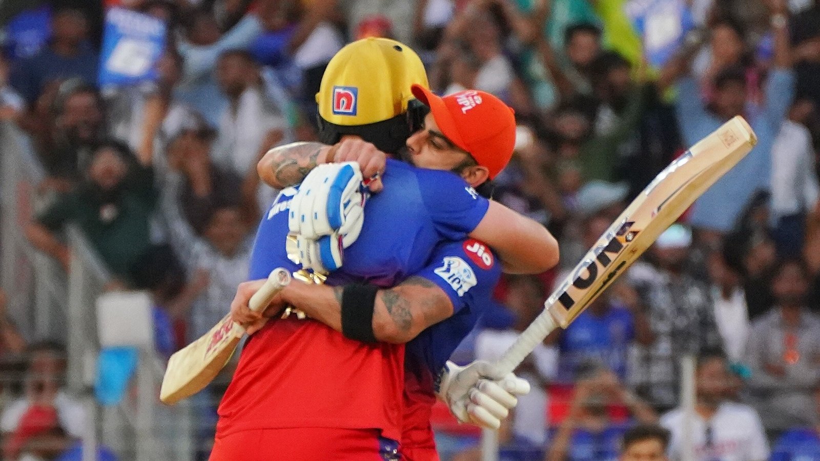 Virat Kohli had a great conversation with RCB hero Will Jacks after their win over GT. He expressed relief and gratitude for not hitting a six.