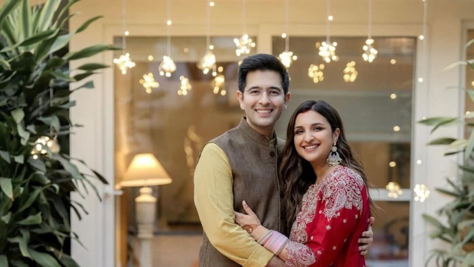 Raghav Chadha is recovering nicely after his eye surgery, and Parineeti Chopra is by his side in London.