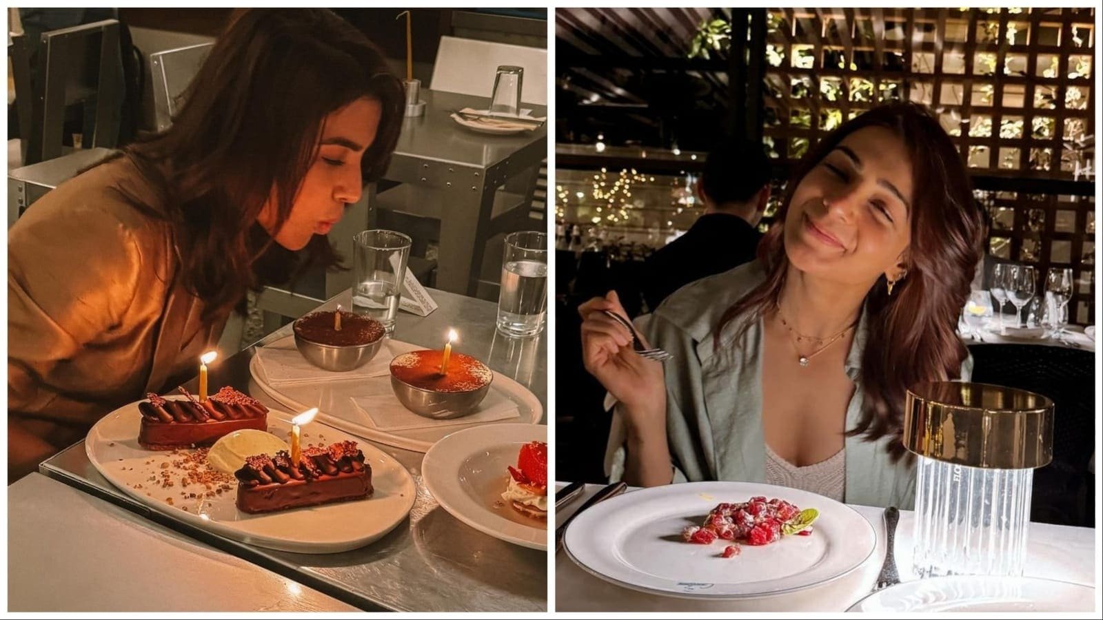 Samantha Ruth Prabhu went on a special trip to Greece for her birthday. She had a great time exploring new places and trying delicious local food.